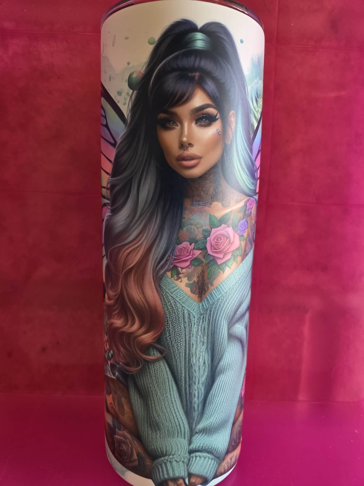 SHE OVER CAME THINGS.. 20oz TUMBLER GLOW