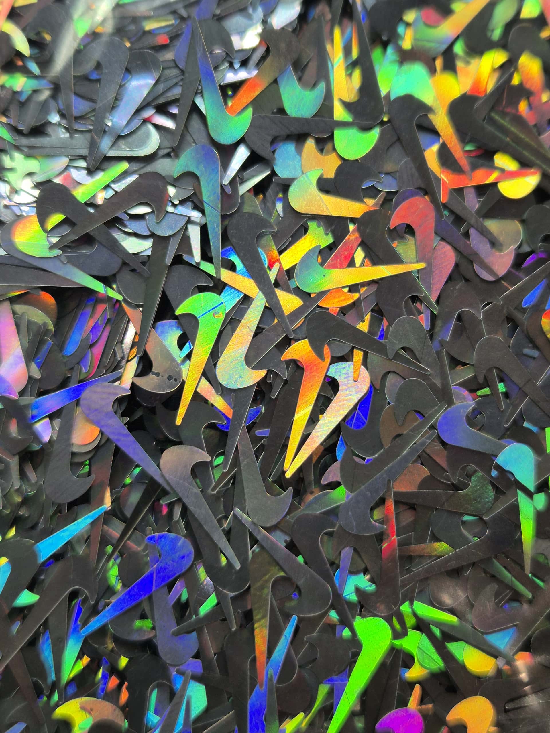 SPORT TICK SHAPED GLITTER