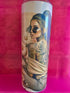 BEIGE GIRL 20oz TUMBLER GLITTERED