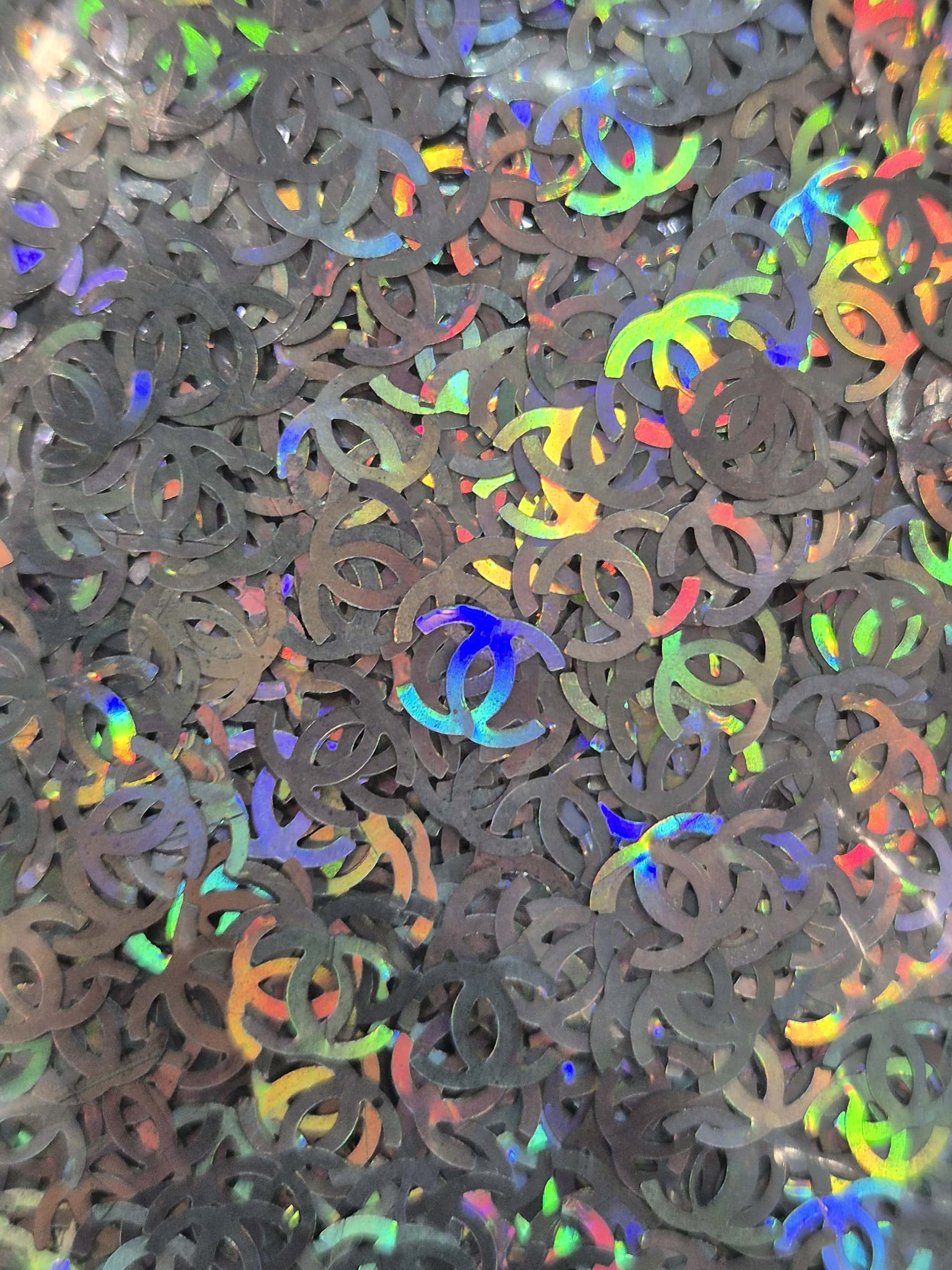 CC SILVER SHAPED GLITTER