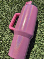 40oz GLITTERED TUMBLER MADE