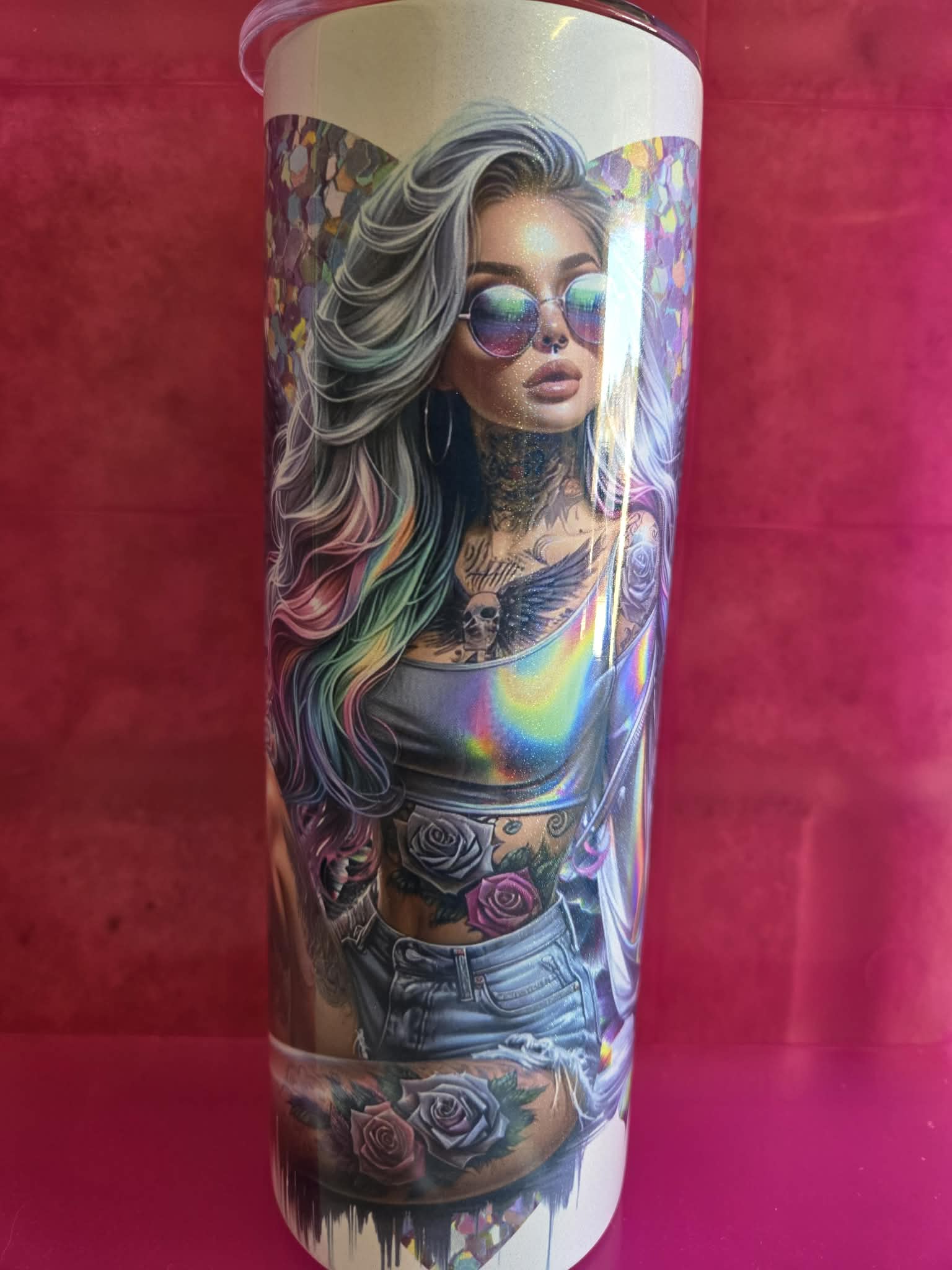 HOLO GIRL 20oz TUMBLER