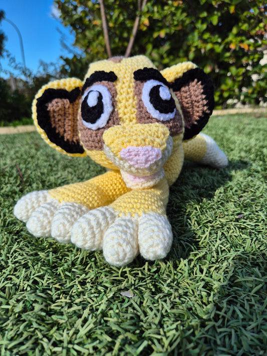 Crochet lion