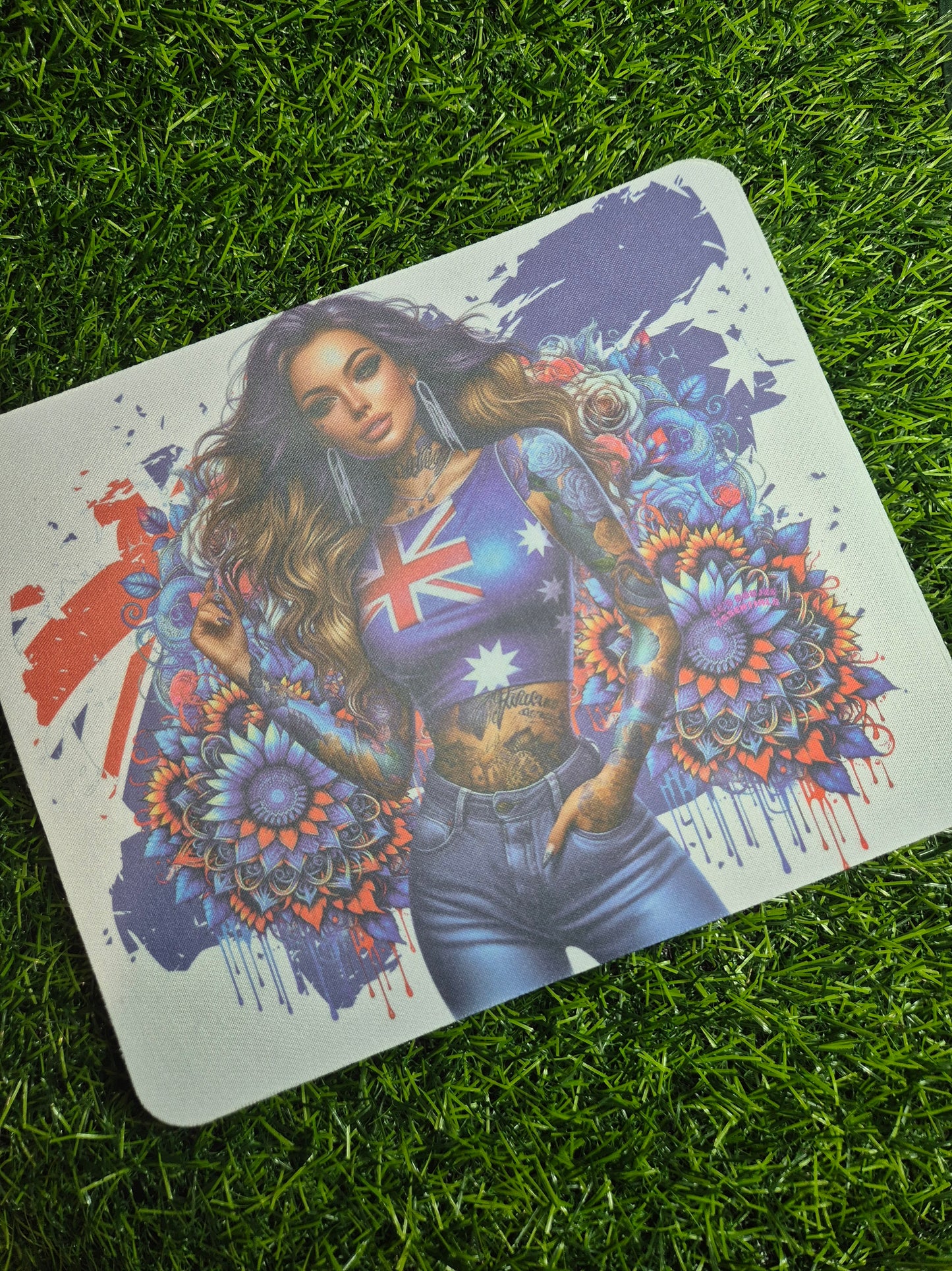 AUSSIE GIRL MOUSE PAD