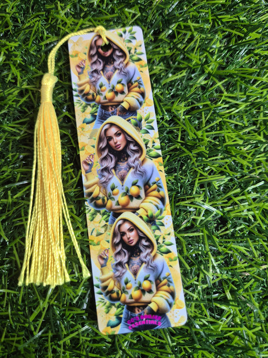 Lemon girl bookmark