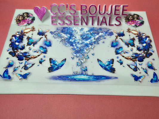 BLUE BUTTERFLIES #WRAP
