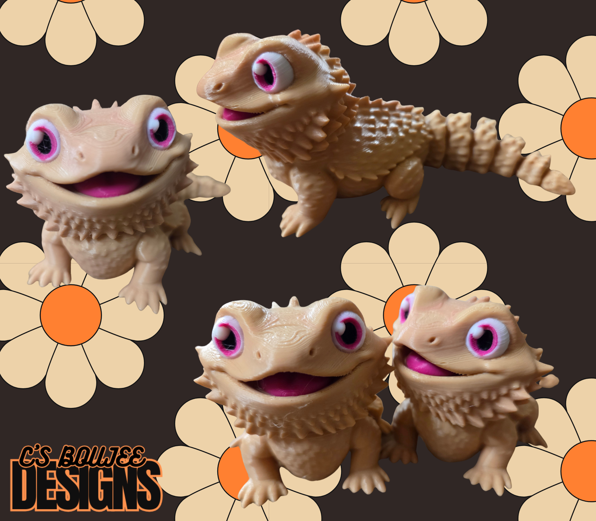 BEARDED DRAGON 3D PRINT