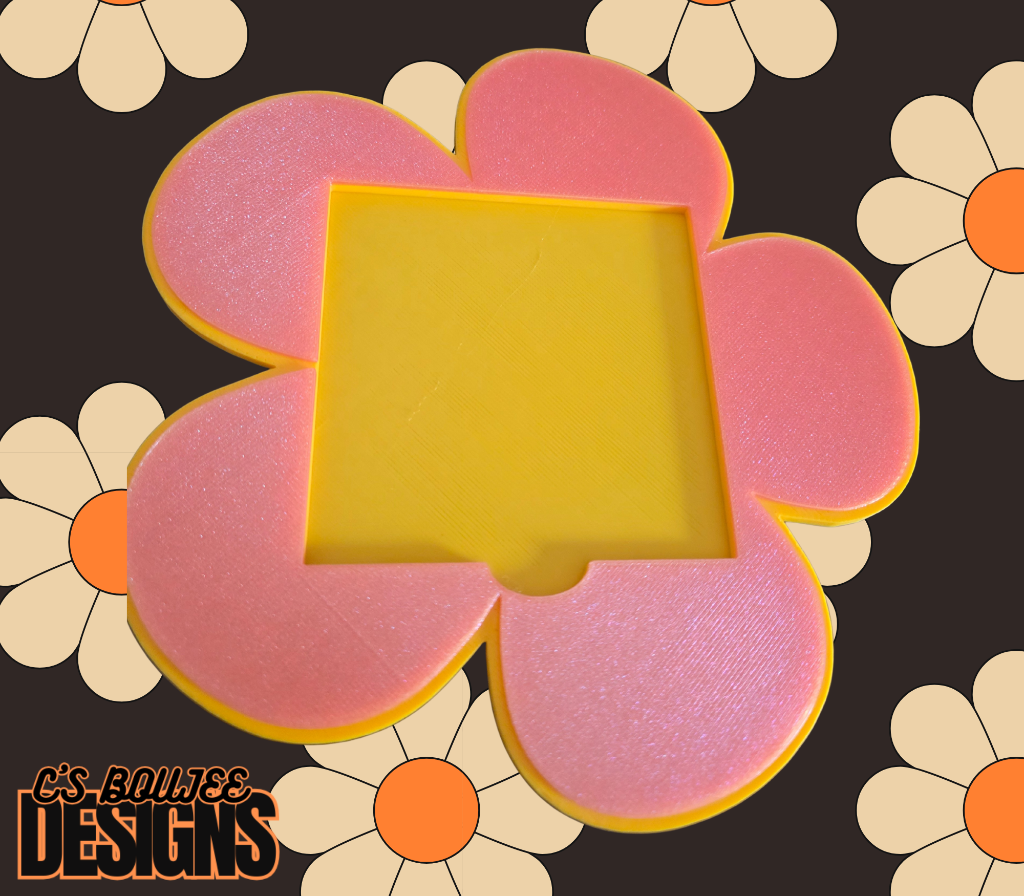 FLOWER NOTE HOLDER 3D PRINT